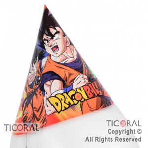 DRAGON BALL GORRO FELIZ CUMPLE x 10